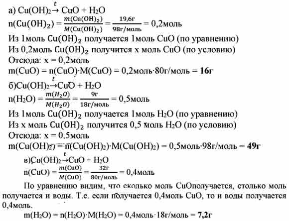 Уравнение разложение гидроксида меди 3 реакция. Разложение гидроксидов.